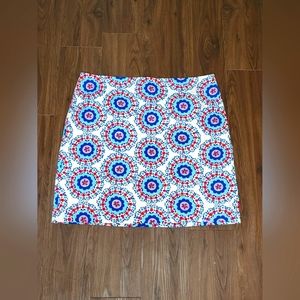 NWT Talbots Canvas Print Skirt